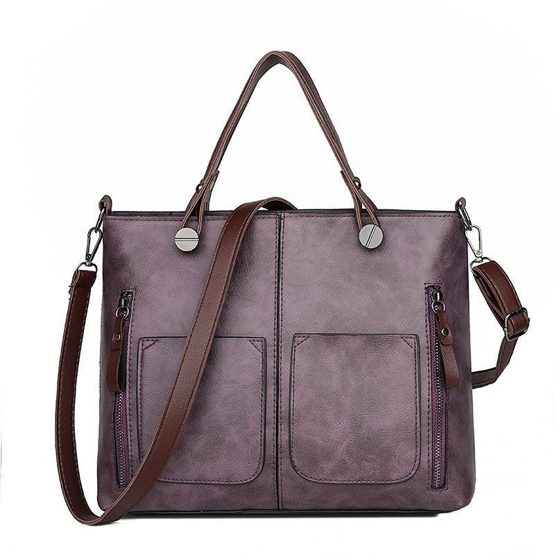 Donsor – Women's Vintage PU Leather Shoulder Bag with Adjustable Crossbody Strap