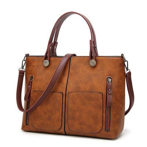 Donsor – Women's Vintage PU Leather Shoulder Bag with Adjustable Crossbody Strap